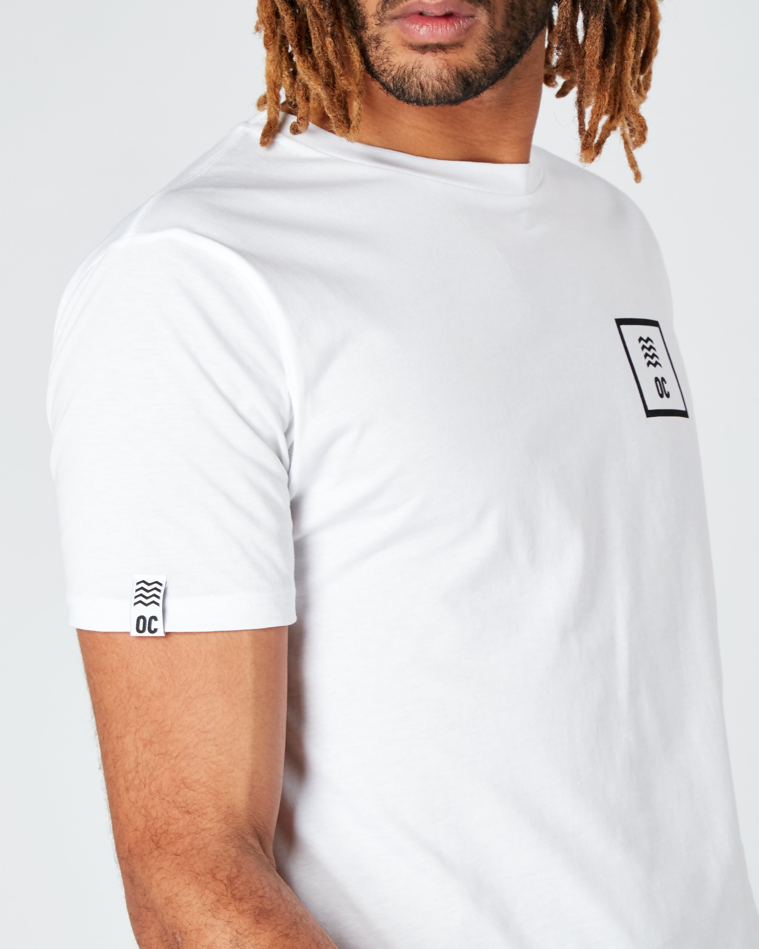 OC Box Logo T Shirt White